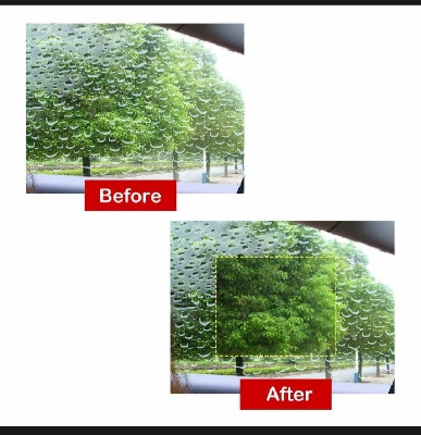Picture of 4-Piece Anti-Fog & Rainproof Car Rear-View Mirror Film Set