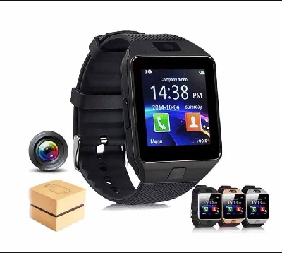 Picture of DZ-09 Smartwatch with SIM & Calling Function-Multicolor