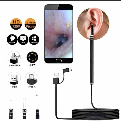 Picture of Camera Ear Wax Removal Kit with Vacuum