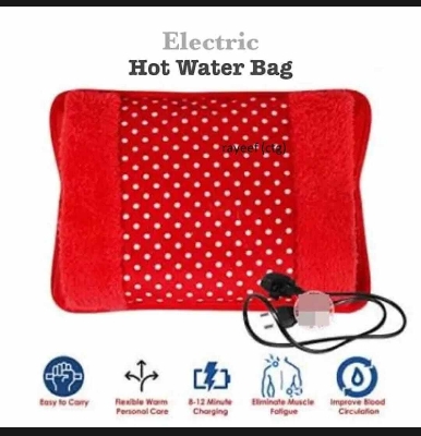 Picture of Electric Hot Water Bag for Pain Relief-Multicolor