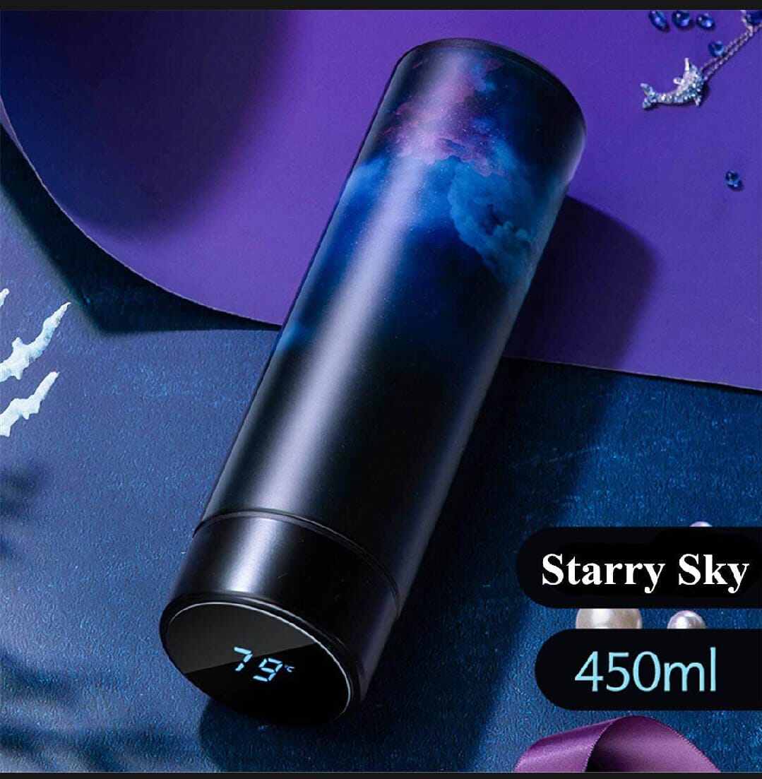 Picture of 500ml Stainless Steel Vacuum Flask with LED Temperature Display-Black