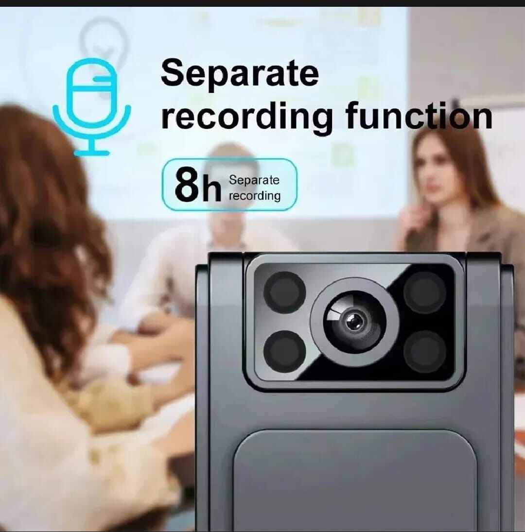 Picture of L8 Mini Clip 1080P WiFi Body Camera with Night Vision-Black