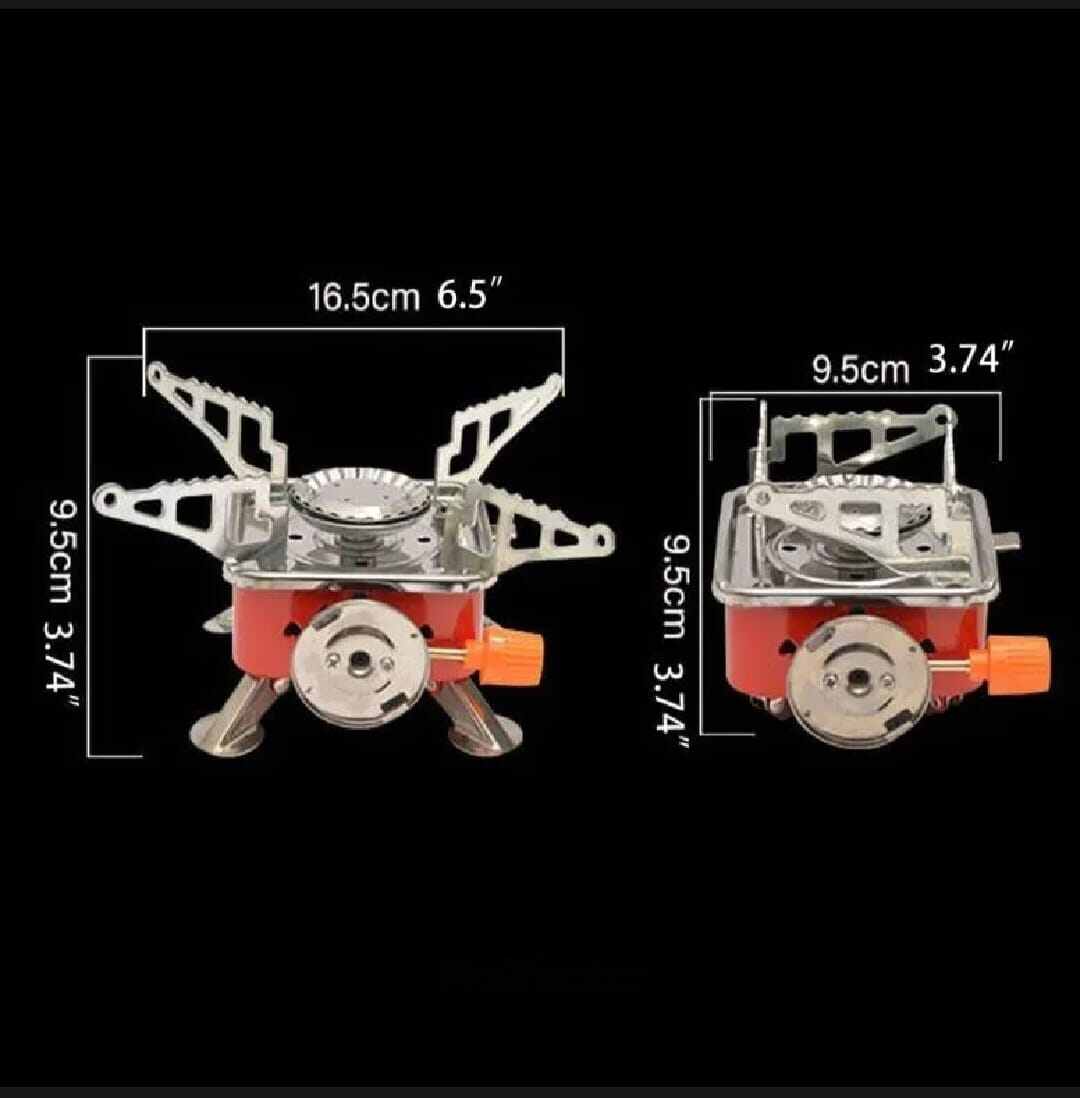 Picture of Portable Card-Type Camping Stove Burner-Multicolor