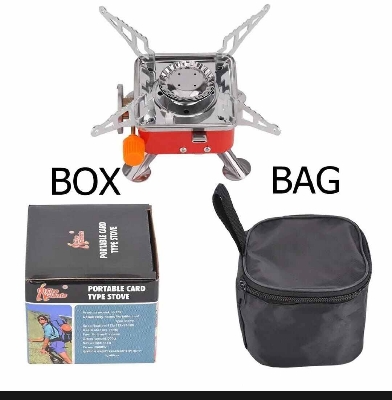 Picture of Portable Card-Type Camping Stove Burner-Multicolor