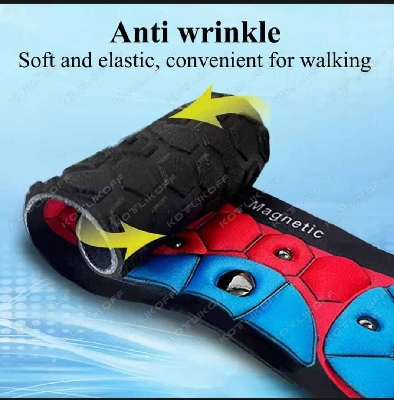 Picture of Magnetic Gel Acupressure Insoles - 1 Pair-Multicolor
