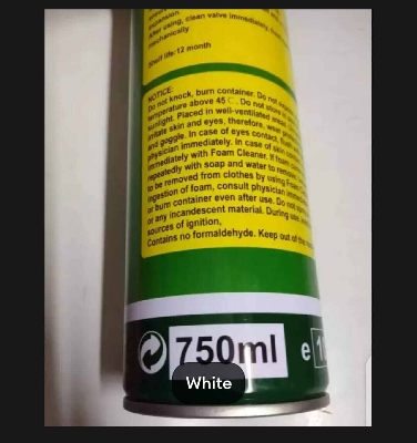 Picture of Waterproof PU Foam Sealant Spray - 750ml-Multicolor