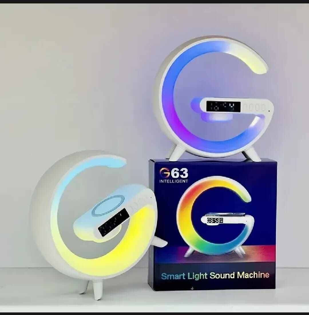 Picture of G3 Smart Light with Alarm Clock, Bluetooth Speaker & Wireless Charging-White