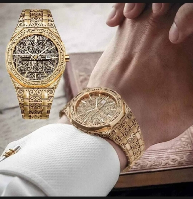 Picture of ONOLA Men's Gold Quartz Wrist Watch-Gold