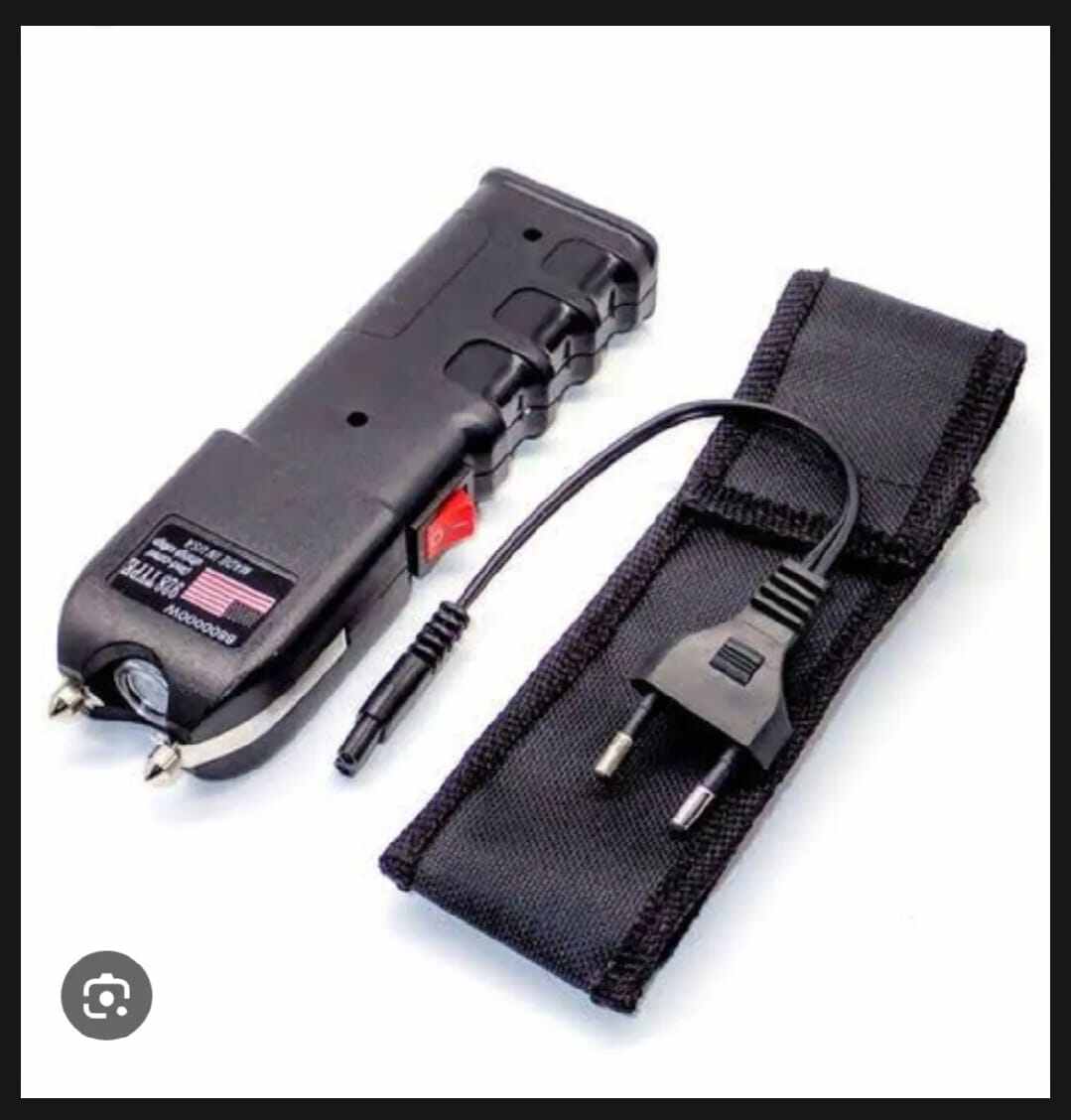 Picture of Rechargeable Self-Defense Shock Device - 980000V-Black