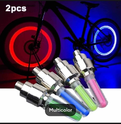 Picture of Bicycle Wheel Reflector Flash Lights - 2 Pack-Multicolor