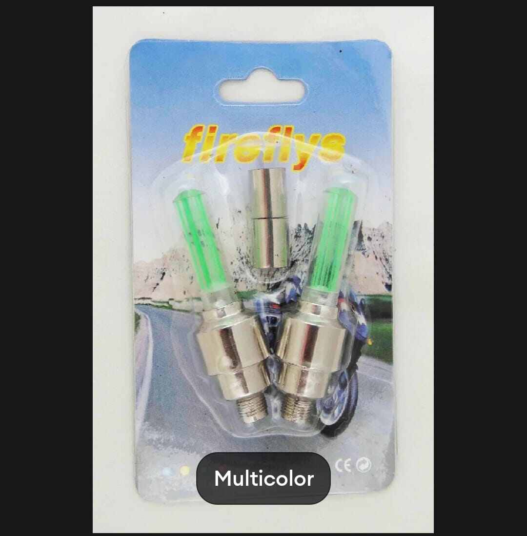 Picture of Bicycle Wheel Reflector Flash Lights - 2 Pack-Multicolor