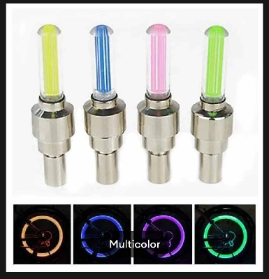 Picture of Bicycle Wheel Reflector Flash Lights - 2 Pack-Multicolor