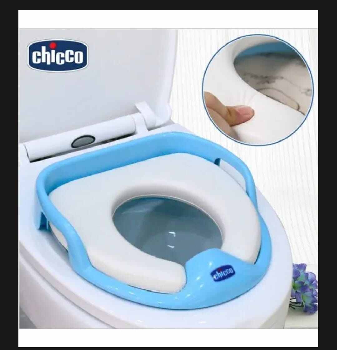 Picture of Soft Padded Baby Potty Training Seat-Blue