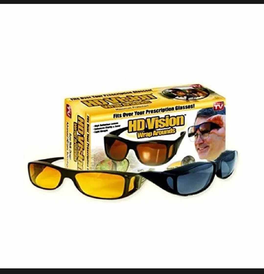Picture of HD Polarized Anti-Glare Night Vision Sunglasses-Yellow