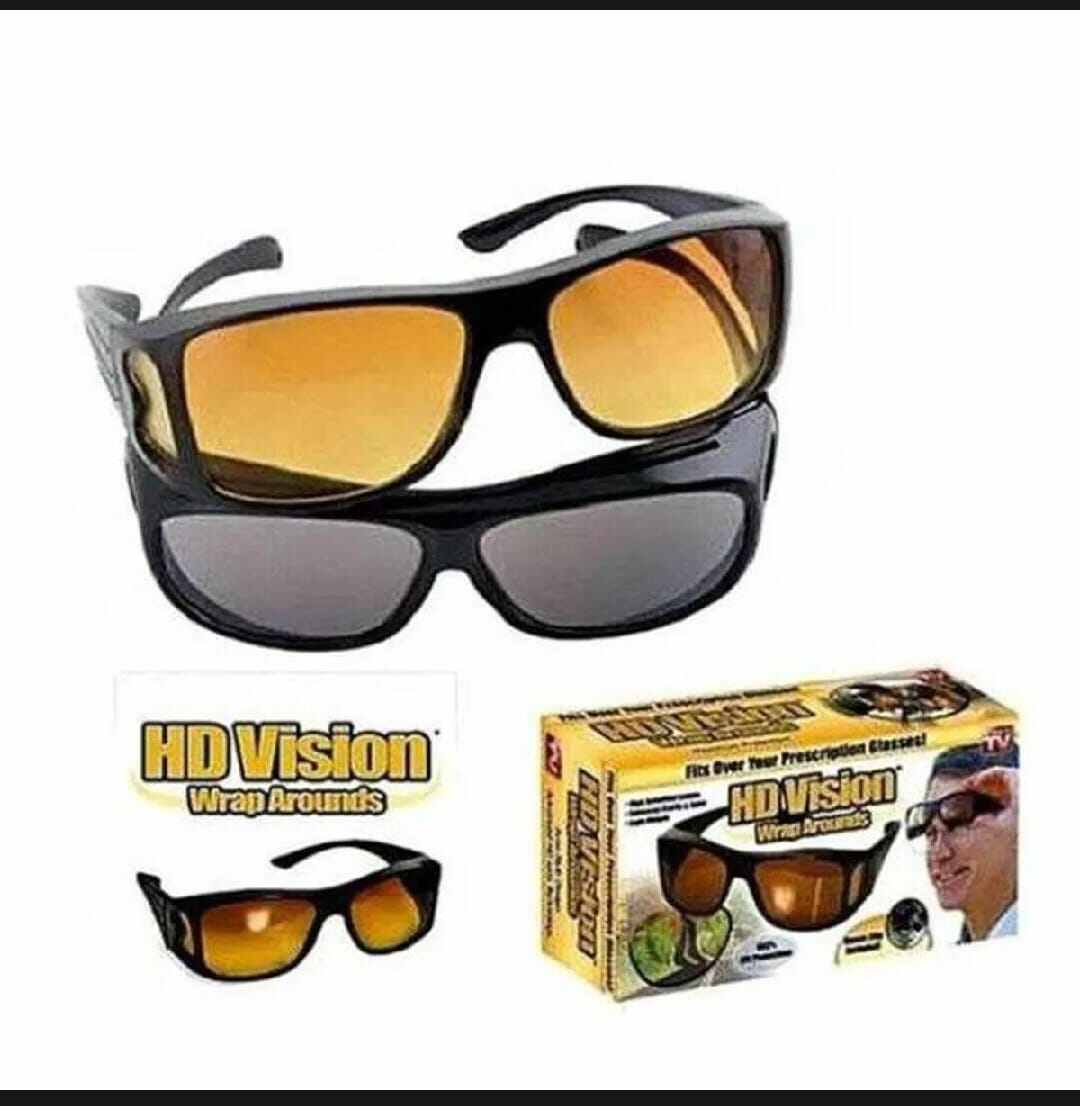 Picture of HD Polarized Anti-Glare Night Vision Sunglasses-Yellow