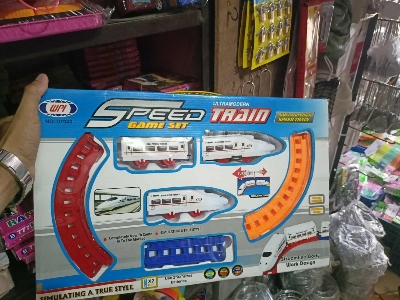 Picture of Battery-Operated Train Set Toy-Multicolor