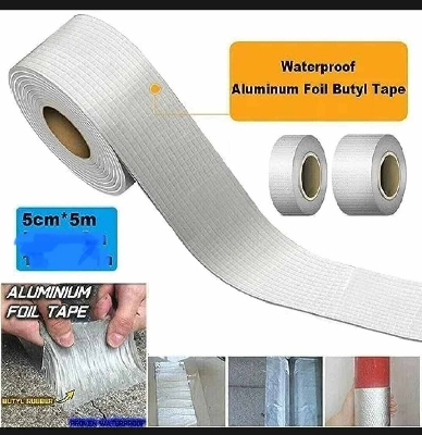 Picture of 5m Waterproof Butyl Roof Repair Adhesive Tape-Silver