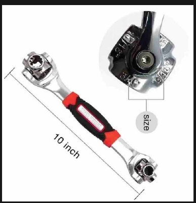 Picture of 8-in-1 Universal Socket Wrench-Multicolor