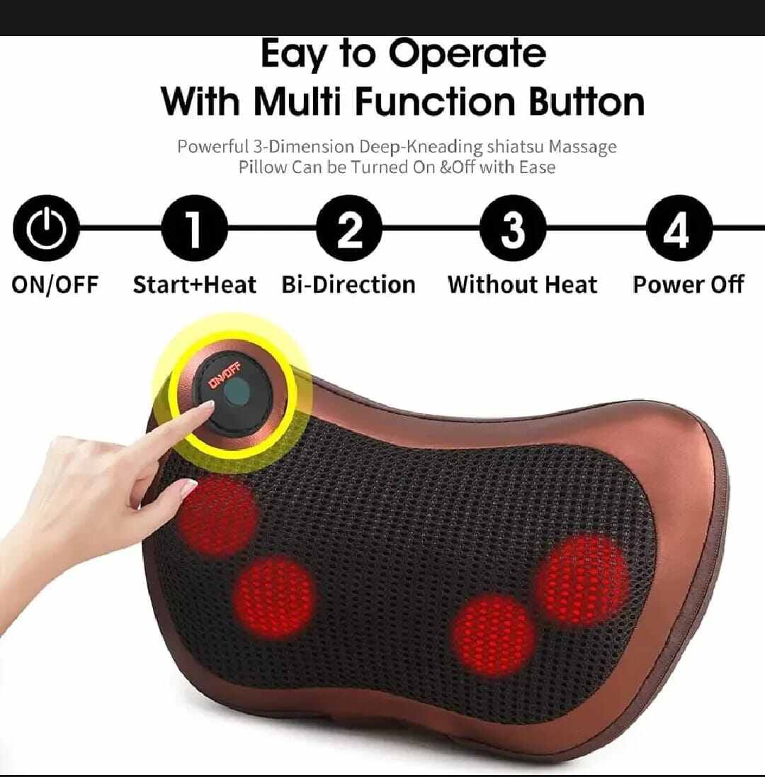 Picture of Massage Pillow for Car, Home, Back & Waist