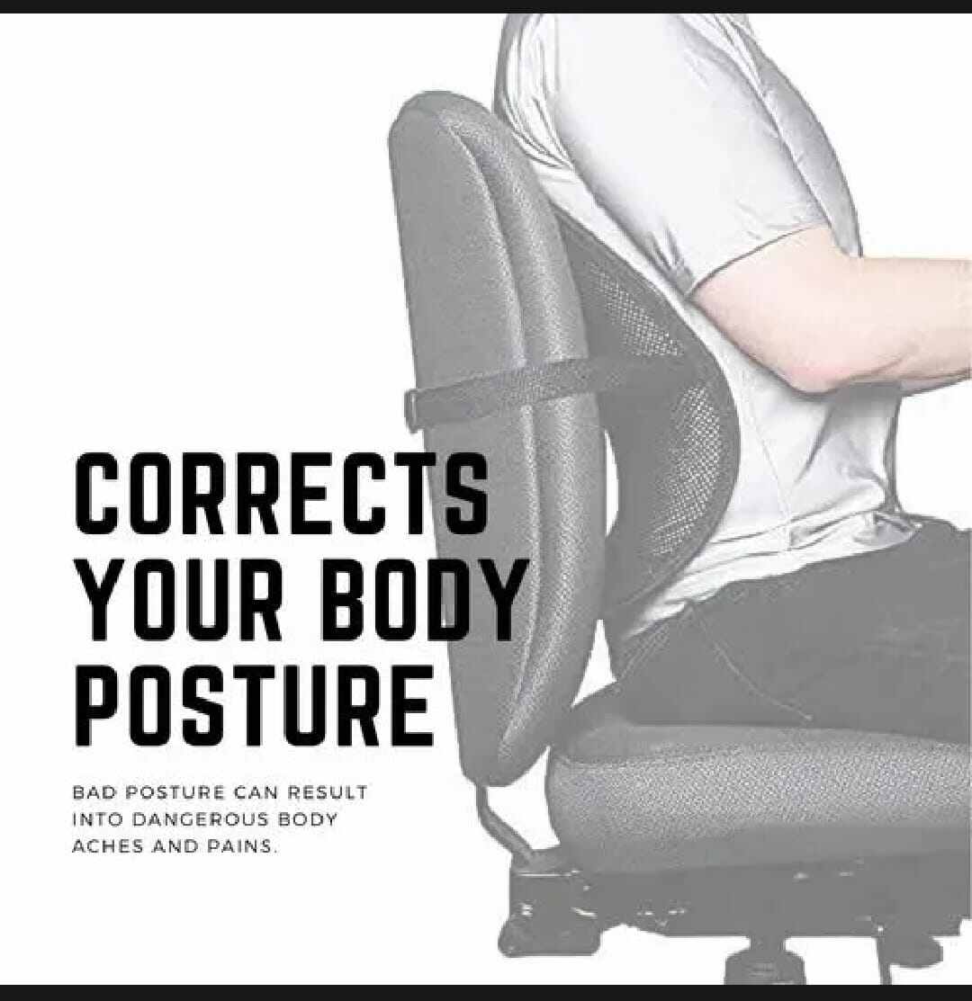 Picture of Sit Right Back Support Cushion for Chair - Black
