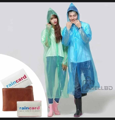 Picture of Waterproof PVC Pocket Raincoat for Men & Women - Multicolor
