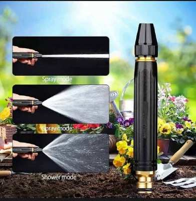 Picture of High-Pressure Adjustable Copper Car Wash & Garden Spray Nozzle-Multicolor