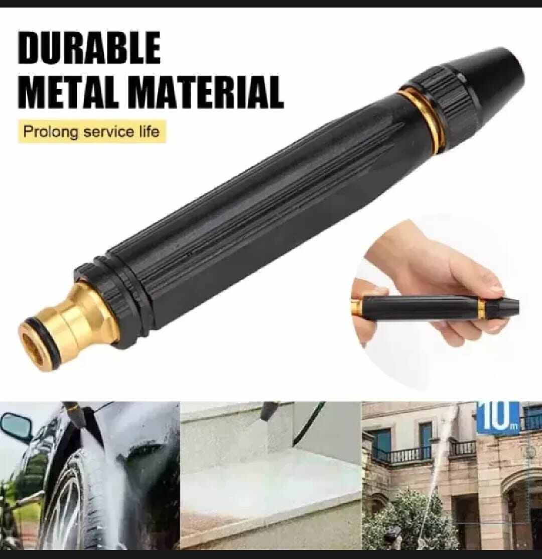 Picture of High-Pressure Adjustable Copper Car Wash & Garden Spray Nozzle-Multicolor