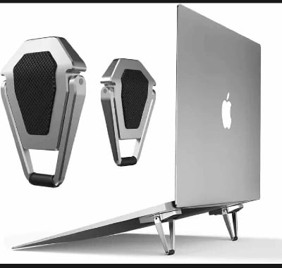 Picture of Universal Foldable Metal Laptop Stand-Silver