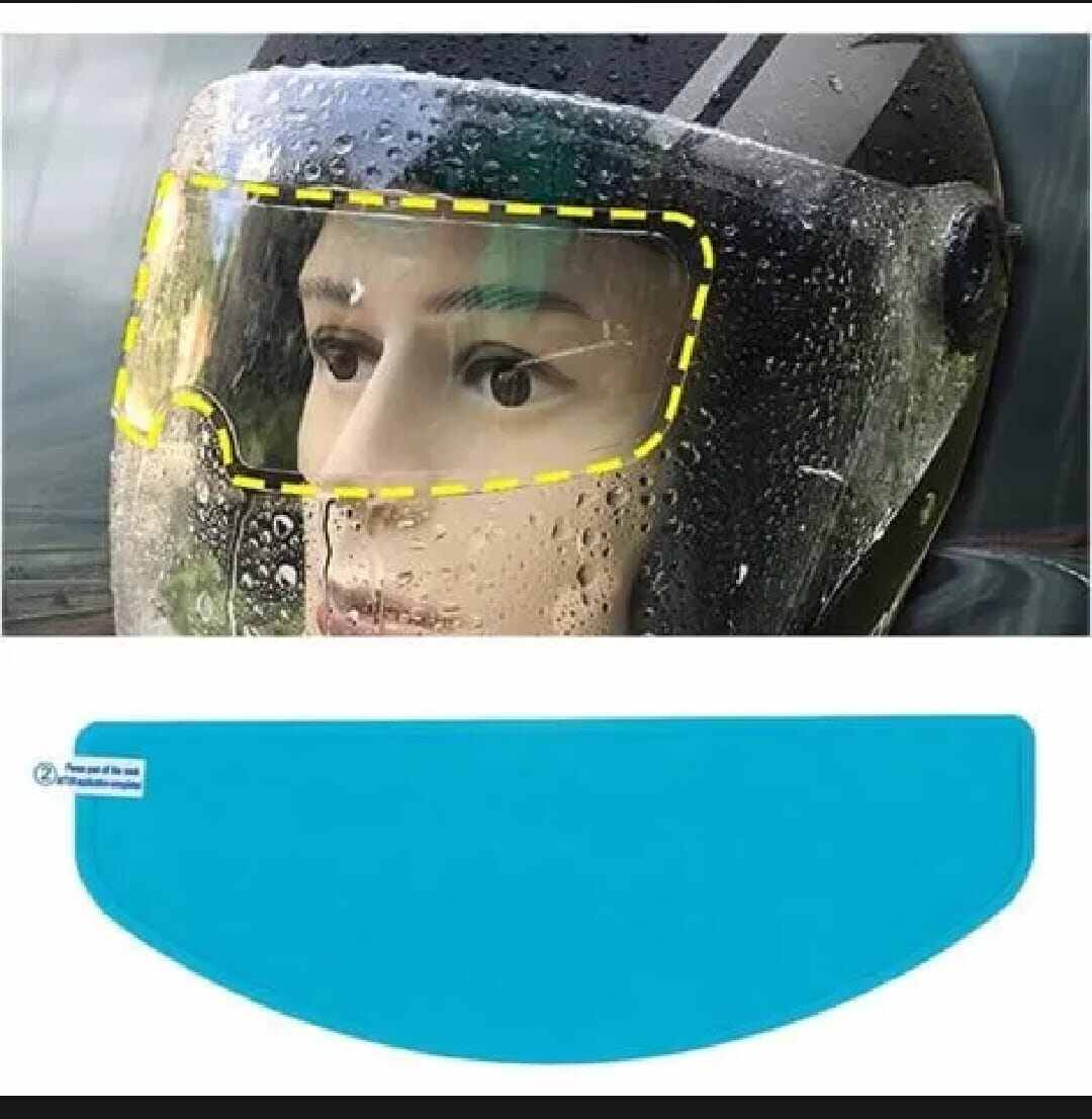 Picture of Universal Rainproof Anti-Fog Helmet Visor Film