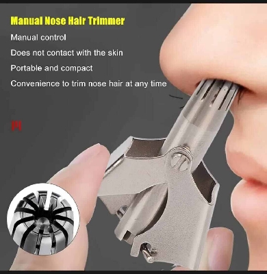 Picture of Stainless Steel Manual Nose Hair Trimmer with Aluminum Box