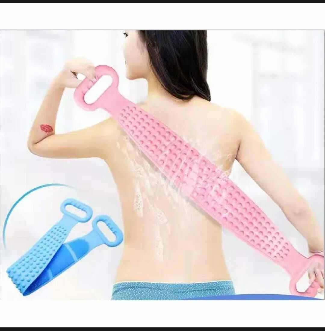 Picture of Silicone Back Scrubber Bath Belt-Multicolor