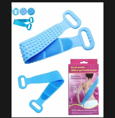 Picture of Silicone Back Scrubber Bath Belt-Multicolor