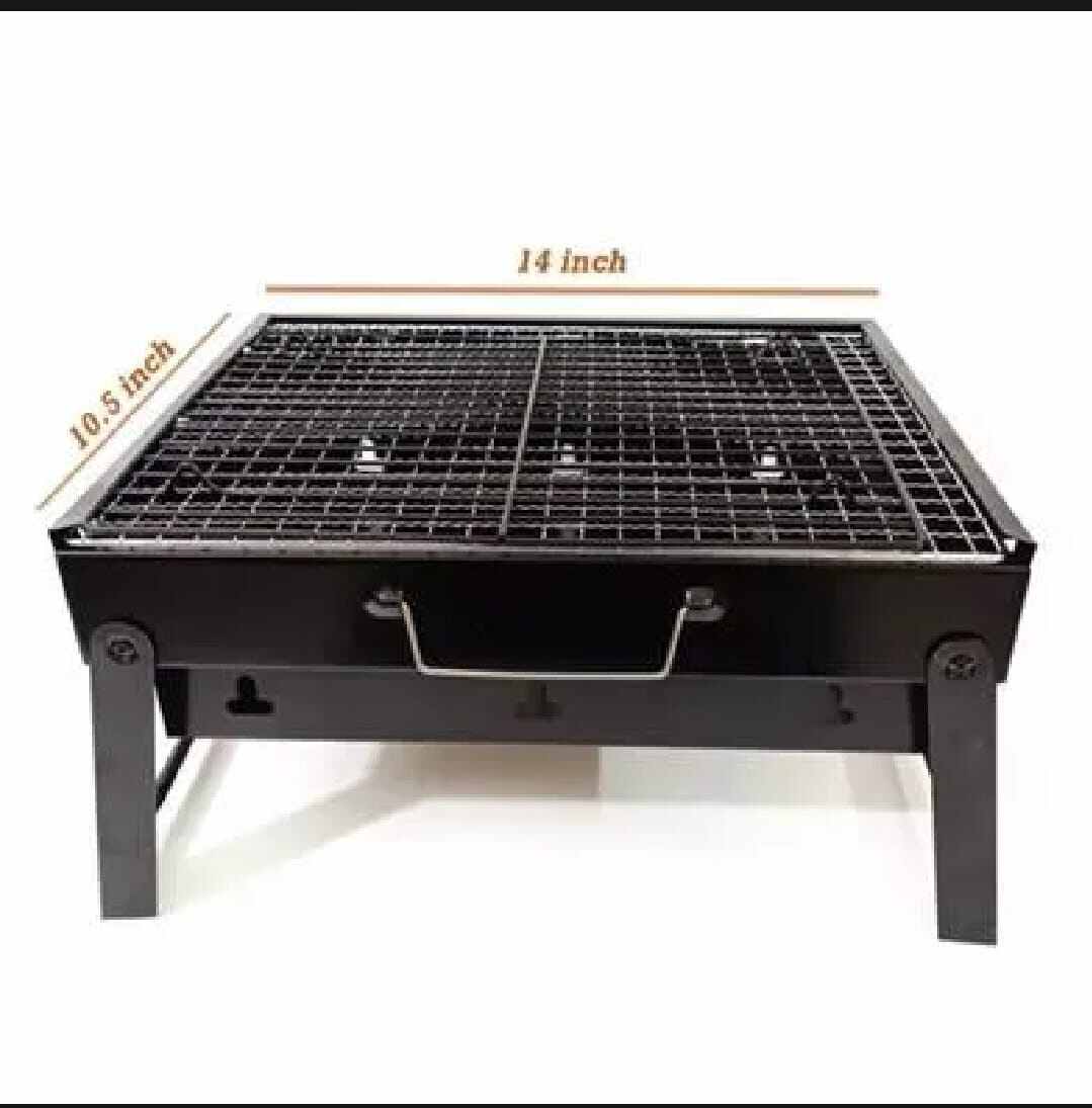 Picture of 17-Inch Stainless Steel Portable BBQ Grill-Black 3kg