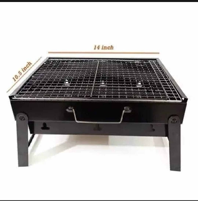 Picture of 17-Inch Stainless Steel Portable BBQ Grill-Black 3kg