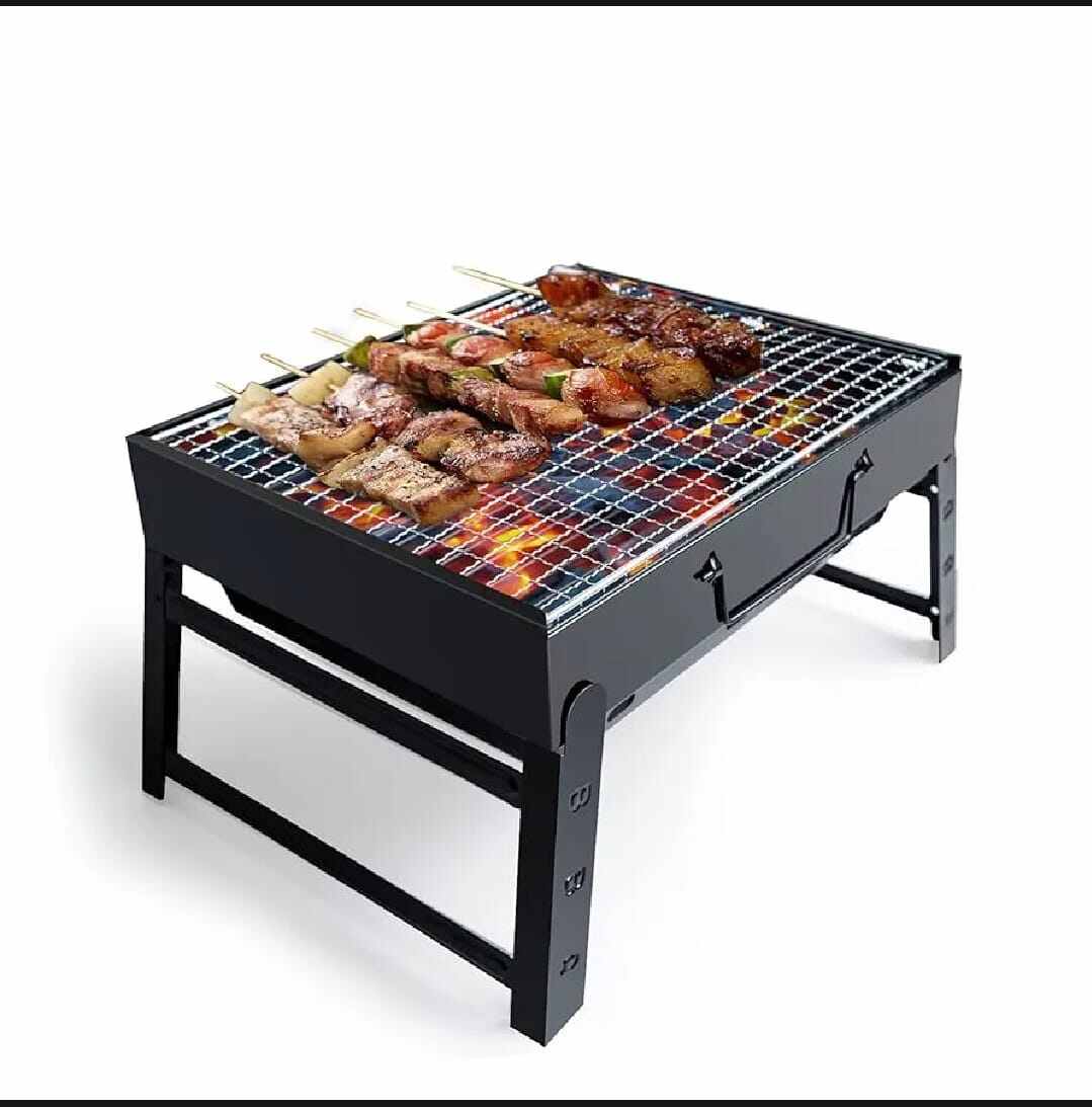 Picture of 17-Inch Stainless Steel Portable BBQ Grill-Black 3kg