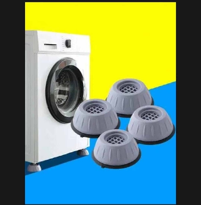 Picture of Anti-Vibration Rubber Feet Pads for Washing Machine & Refrigerator - 4 Pcs 3 kg
