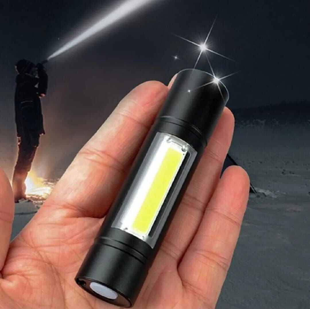 Picture of Geepas GP-009 Rechargeable LED Flashlight-Black