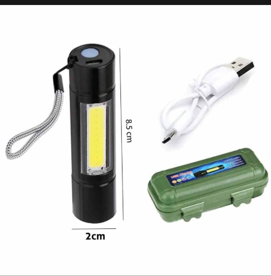 Picture of Geepas GP-009 Rechargeable LED Flashlight-Black