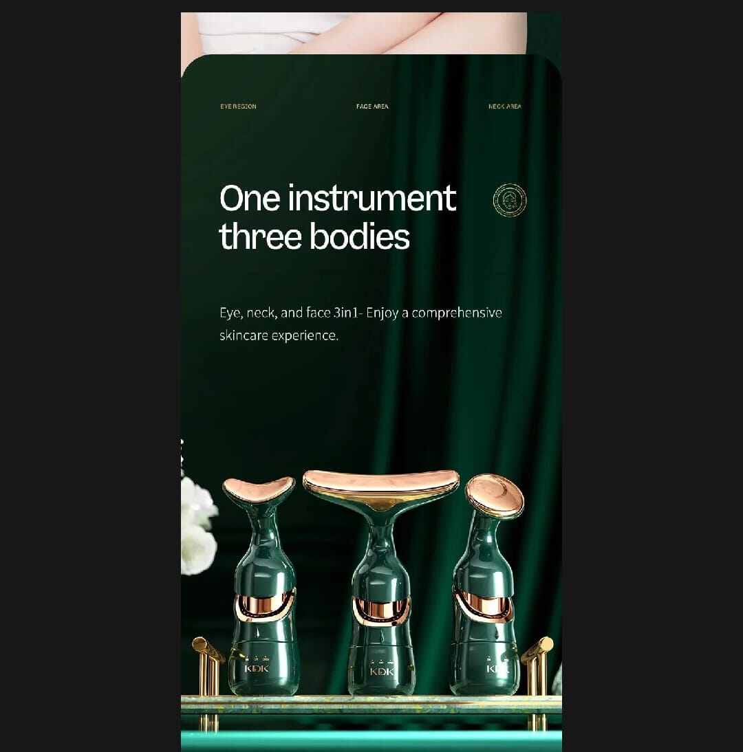 Picture of 3-in-1 EMS Face, Neck & Eye Lifting Massager