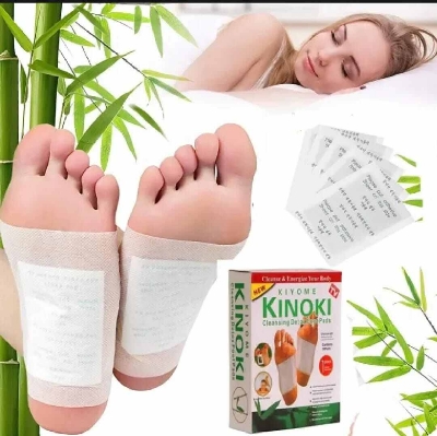Picture of Kinoki Cleansing Detox Foot Pads - 10 Pads-Multicolor