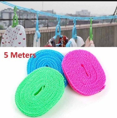 Picture of 5m Windproof Non-Slip Portable Clothesline-Multicolor