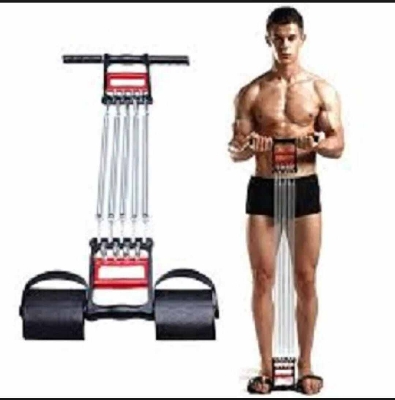 Picture of 5-Spring 3-in-1 Chest Pull Expander-Black