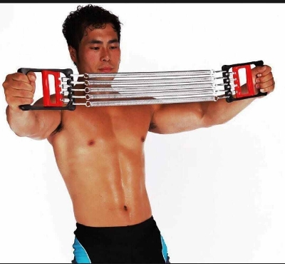 Picture of 5-Spring 3-in-1 Chest Pull Expander-Black