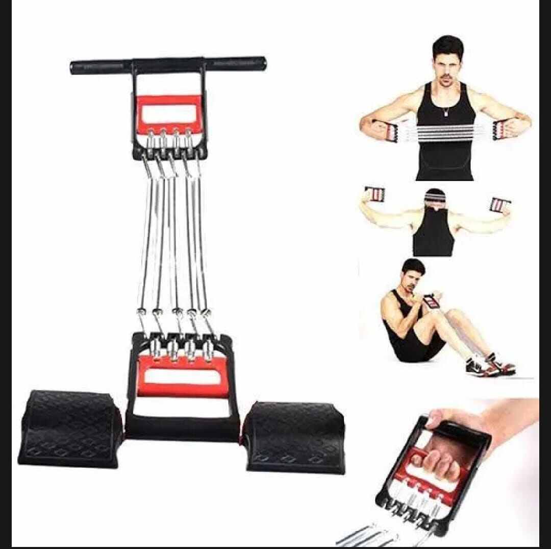 Picture of 5-Spring 3-in-1 Chest Pull Expander-Black