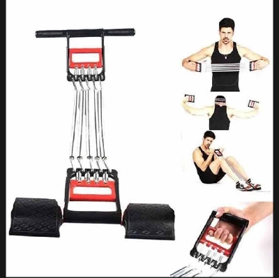 Picture of 5-Spring 3-in-1 Chest Pull Expander-Black