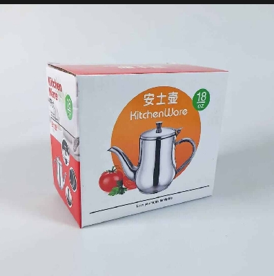 Picture of 500ml Stainless Steel Oil Strainer Pot with Filter-Silver