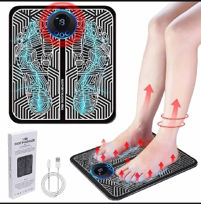 Picture of EMS/TENS Foot Massage Mat with 9 Levels-Black