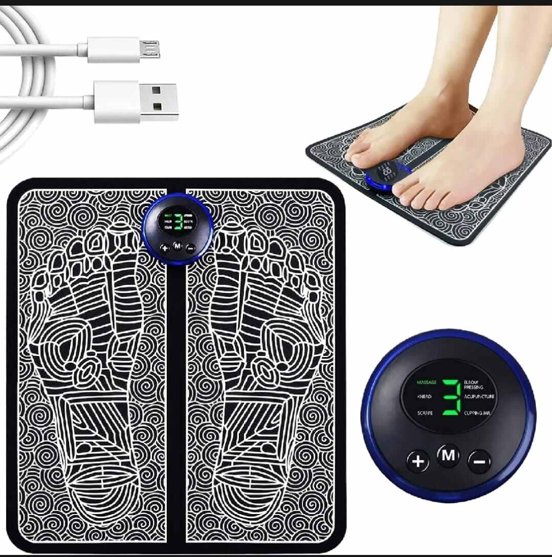Picture of EMS/TENS Foot Massage Mat with 9 Levels-Black