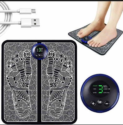 Picture of EMS/TENS Foot Massage Mat with 9 Levels-Black