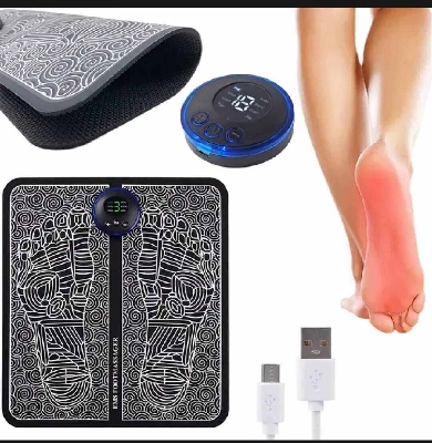 Picture of EMS/TENS Foot Massage Mat with 9 Levels-Black